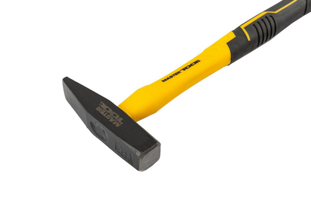 Молоток слесарный MASTERTOOL 300 г HRC 50 рукоятка фиберглассовая 290 мм 02-0903 Харьков - изображение 8
