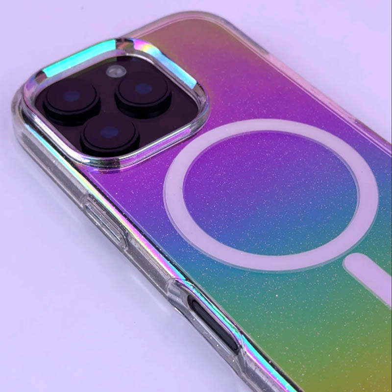 Чехол TPU Galaxy Sparkle (MagFit) для Apple iPhone 16 Pro (6.3") Херсон - изображение 5