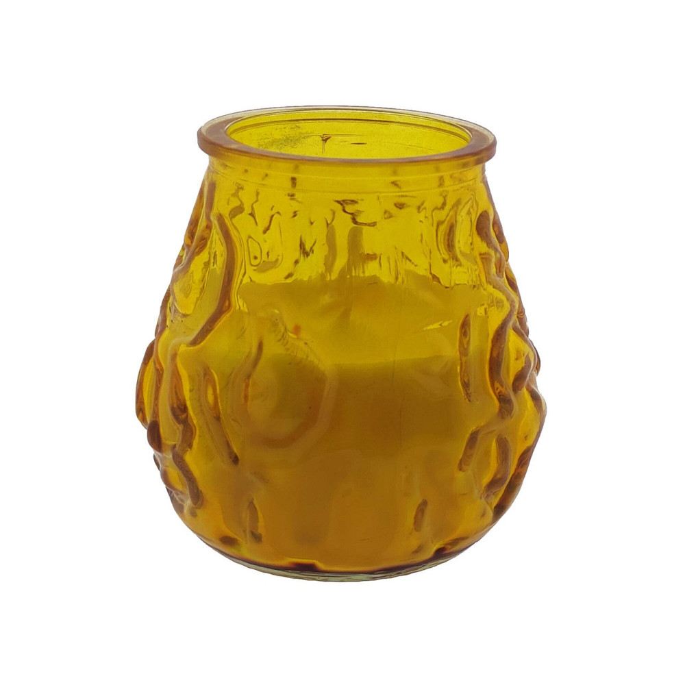 Свеча от насекомых с цитронеллой в стакане желтом Одесса - изображение 1