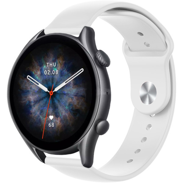 Ремінець ArmorStandart Silicone Watch Strap 22mm White (ARM80668) Харків - зображення 1