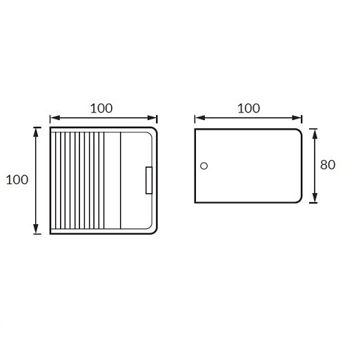 Настінний світлодіодний світильник, Strühm Poland, 5W, 4000K, квадратний, білий, STR-00023 Київ - зображення 2
