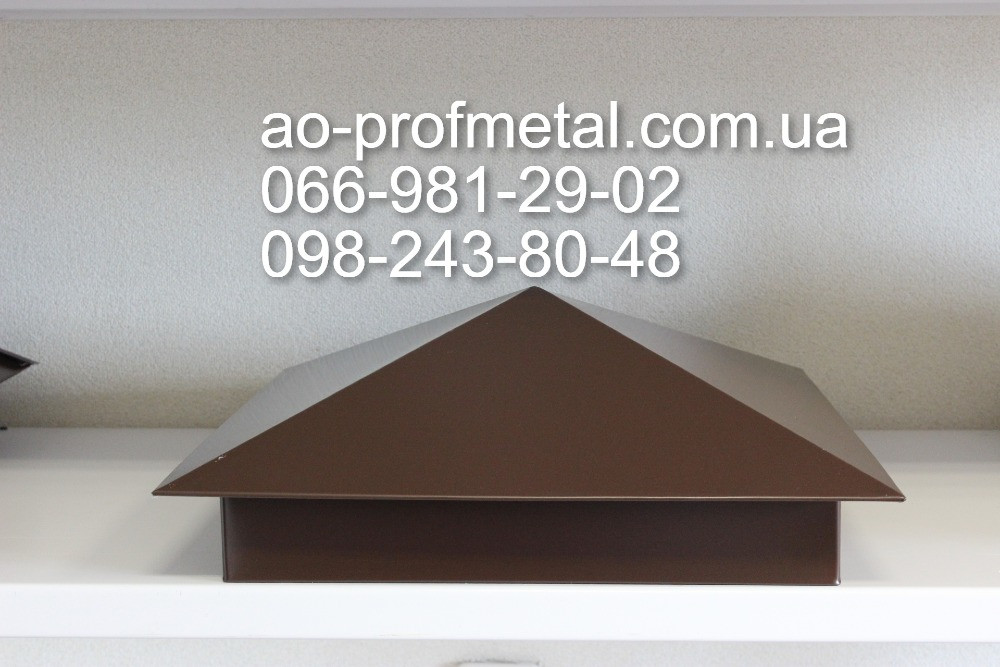 Колпаки на забор из металла Киев - изображение 6