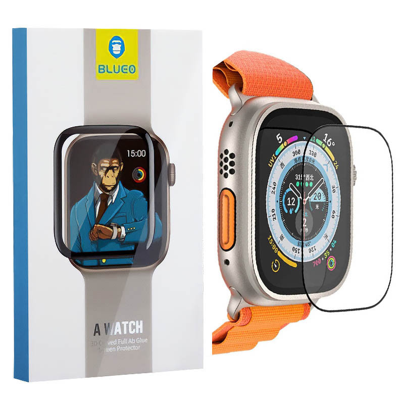 Защитное 2.5D стекло Blueo Corning Gorilla Glass для Apple Watch Ultra 1/2/3 49mm Херсон - изображение 1