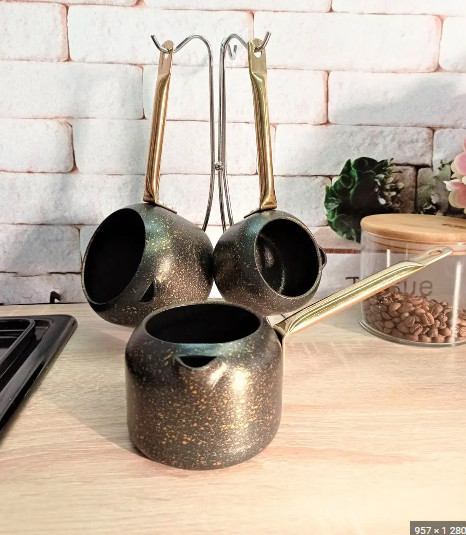 Набір турків OMS 7220-Gold 4 предмети золотистий Киев - изображение 1