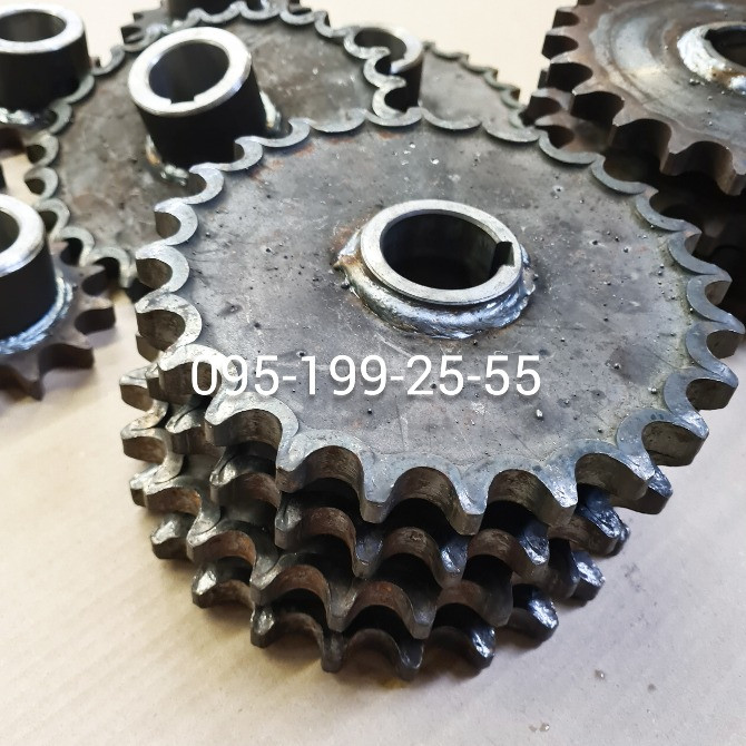 Зірочка бітера z-12/z-13/z-14 ПРТ-10; зірочка z-22 ПРТ-10; зірочка подвійна z-24 ПРТ-10 Днепр - изображение 2