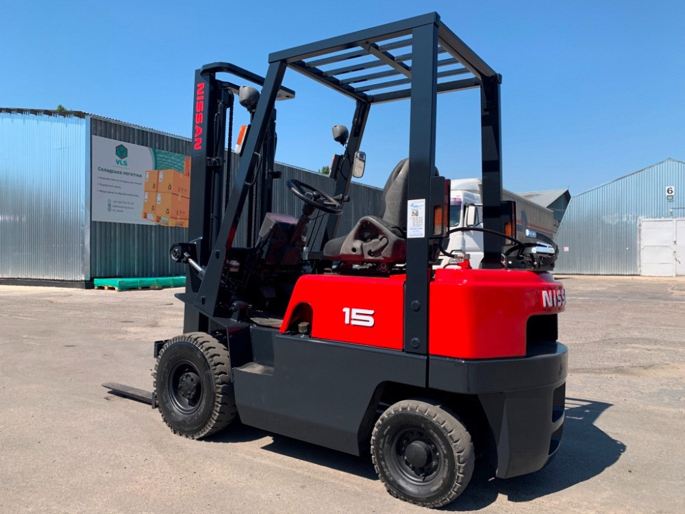 Вилочний газ-бензиновий автонавантажувач Nissan з двома додатковими секцiями Одесса - изображение 4