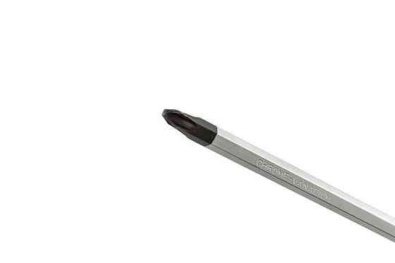 Отвёртка ударная крестовая магнитная MASTERTOOL EXTERNAL HEX PH3х200 мм ручка с TPR покрытием 49-632 Харків