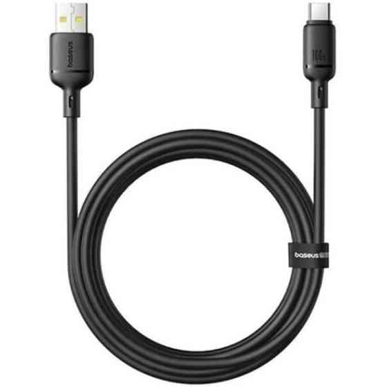Кабель Baseus Silky Series USB to Type-C 100W 2m Black (P10377703113-01) Харьков