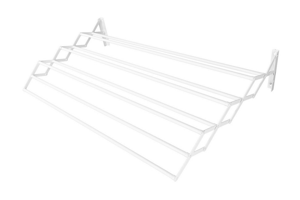 Сушилка для белья MASTERTOOL настенная гармониковая 750 мм 8-секционная 6 м белая 92-1778 Харків - зображення 1