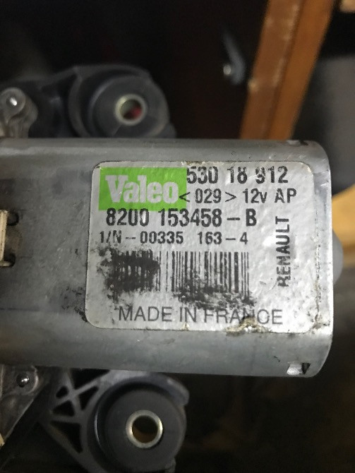 Бу моторчик дворника задний Renault Scenic 2, 8200153458, 53018912 Кропивницкий - изображение 2