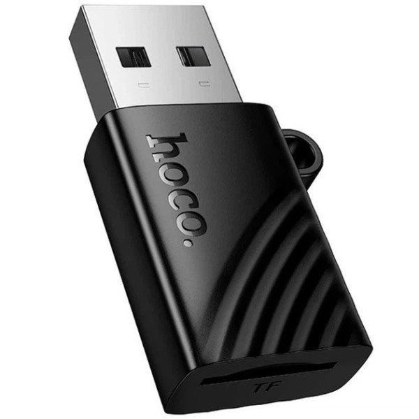 Кардрідер Hoco HB53 USB to TF 2.0 Black Харьков - изображение 1