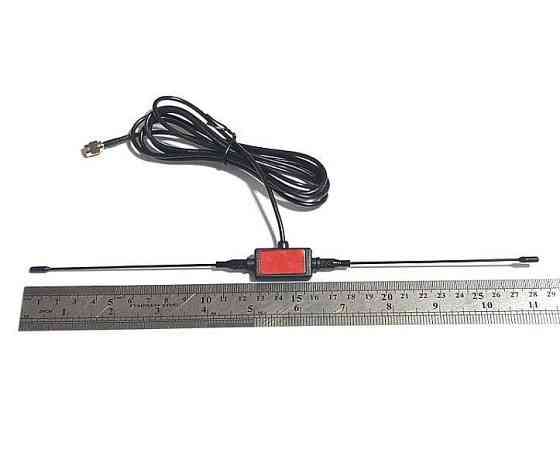 Антенна дипольная 410-530MHz 6dBi, до 50W, кабель RG 174U 1,5 м, SMA-male (10473) Дніпро