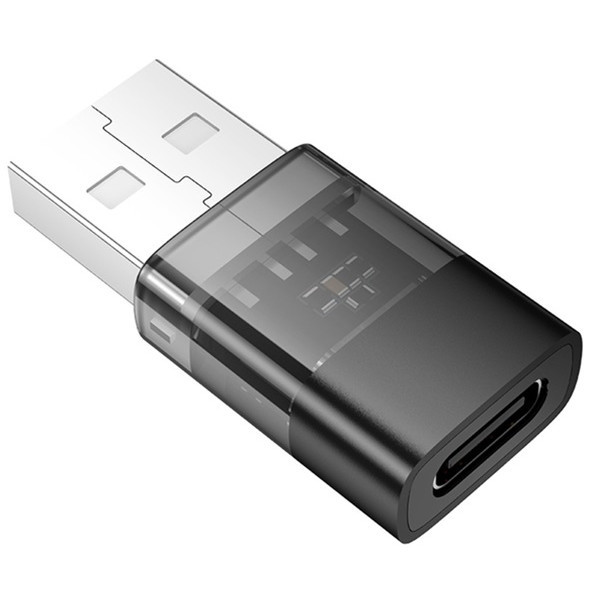 Адаптер Hoco UA36C USB to Type-C Black (Код товару:41302) Харків - зображення 2