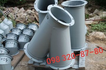 Ввод одинарный круглый СВО-6  д. 300 36 градусов , самотечное оборудование Київ - зображення 4