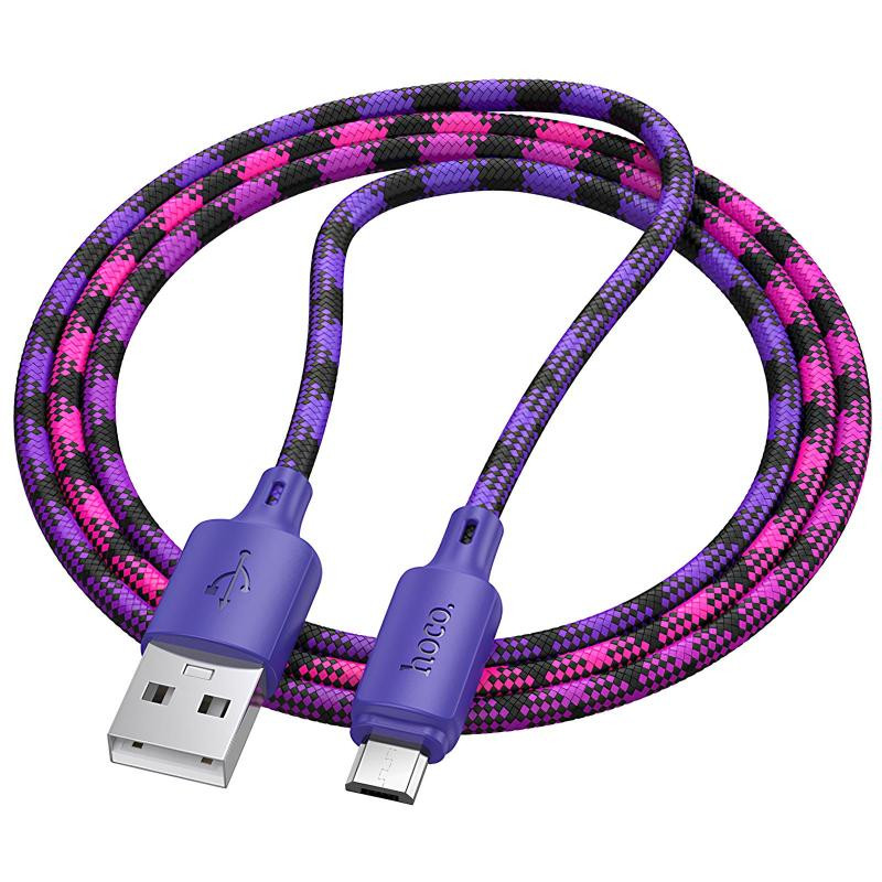 Дата кабель Hoco X116 Meridian USB to MicroUSB 2.4A (1m) Херсон - зображення 2