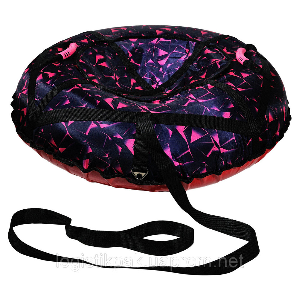 Тюбинг-санки "Розовый лед" 100 см Оксфорд Харьков - изображение 9