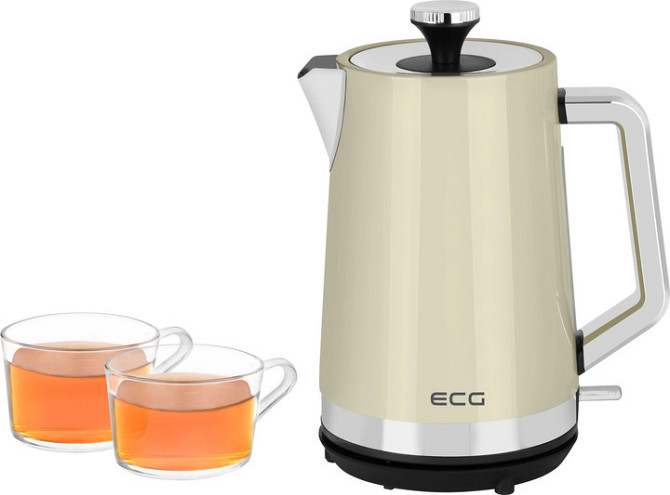 Электрочайник EСG RK 1766 Vintage Vanilla 1.7 л бежевый Київ - зображення 2