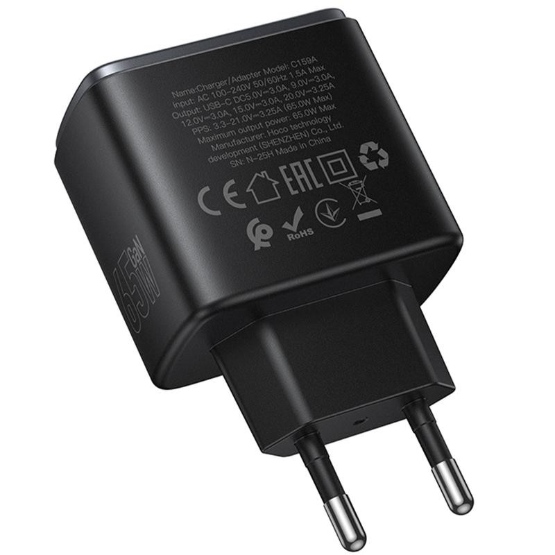 СЗУ Hoco C159A Upgrade PD65W (1USB-C) Херсон - зображення 6