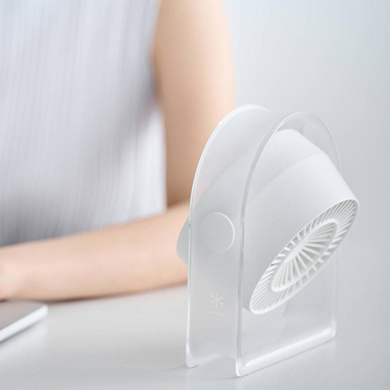 Уценка Портативный вентилятор WIWU WI-FS07 Snow desktop fan Херсон - зображення 4