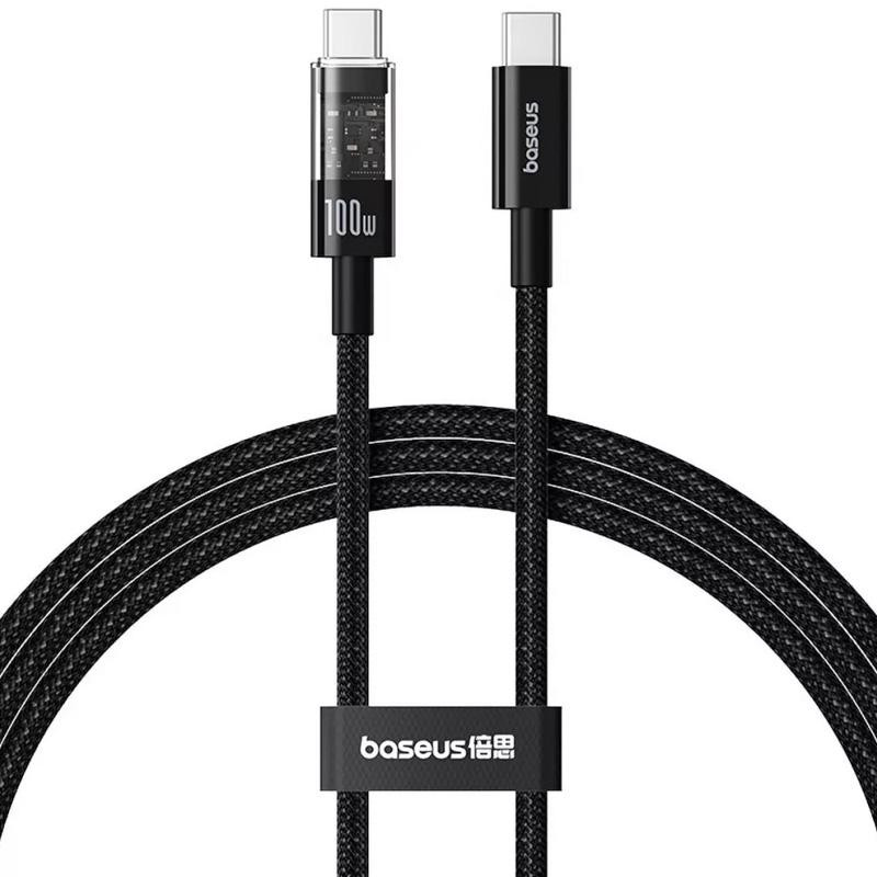 Дата кабель Baseus Gem Fast Charging Type-C to Type-C 100W (2m) (P10373000111-01) Херсон - зображення 1