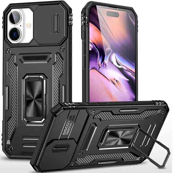 Ударопрочный чехол Camshield Army Ring для Apple iPhone 17 (6.3") Херсон