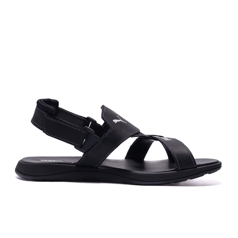 Мужские кожаные сандалии  PM Black Leather Киев - изображение 2