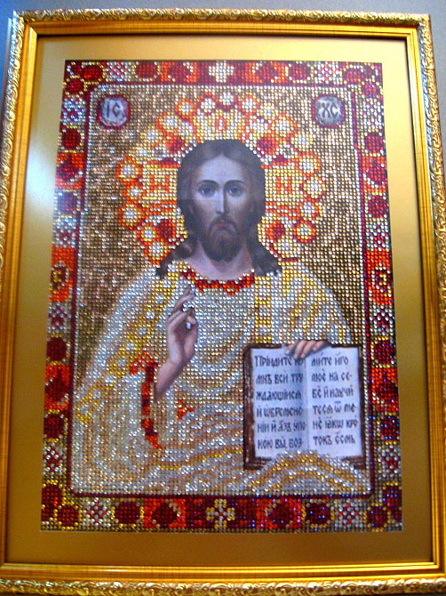 Исус Христос алмазная вышивка лик Христа Харків - зображення 6