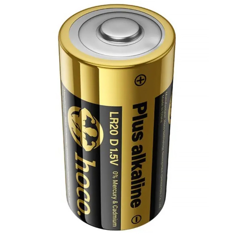 Батарейки Hoco JA5 D (LR20) Alkaline 2 pcs Херсон - зображення 1