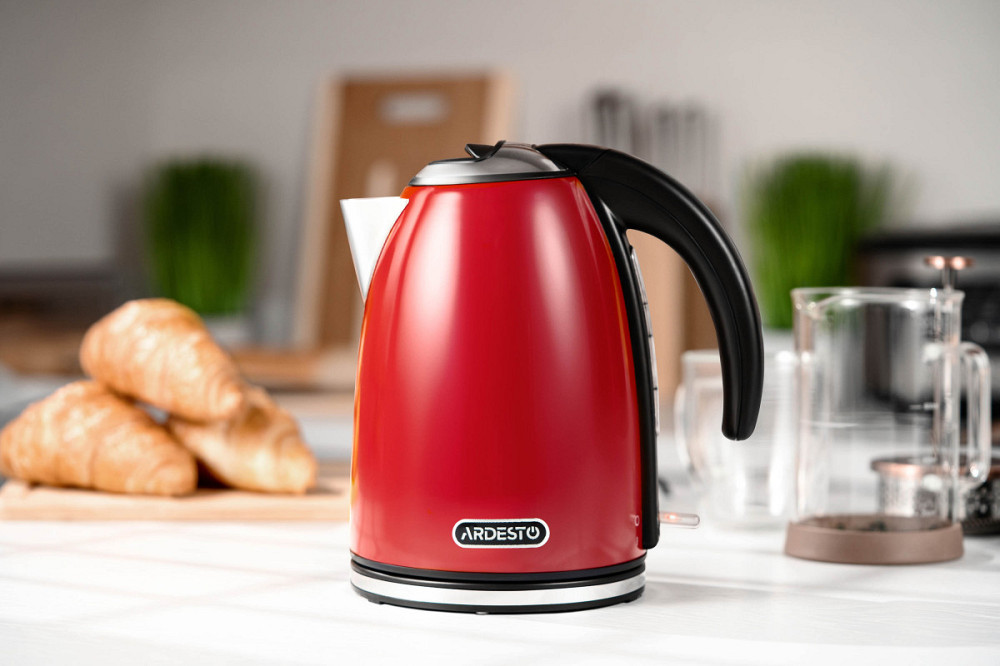 Электрочайник Ardesto EKL-F340R 1.7 л красный Київ - зображення 3