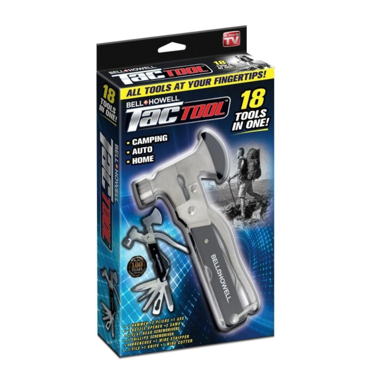 Многофункциональный молоток-гвоздодер Мультитул Tac Tool 18 in 1 Дніпро - зображення 4