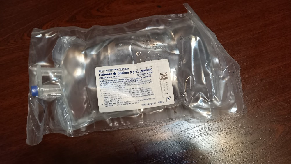 Раствор для инъекций хлорида натрия Лавуазье 0,9,пакет для инфузий 500мл Запорожье - изображение 1