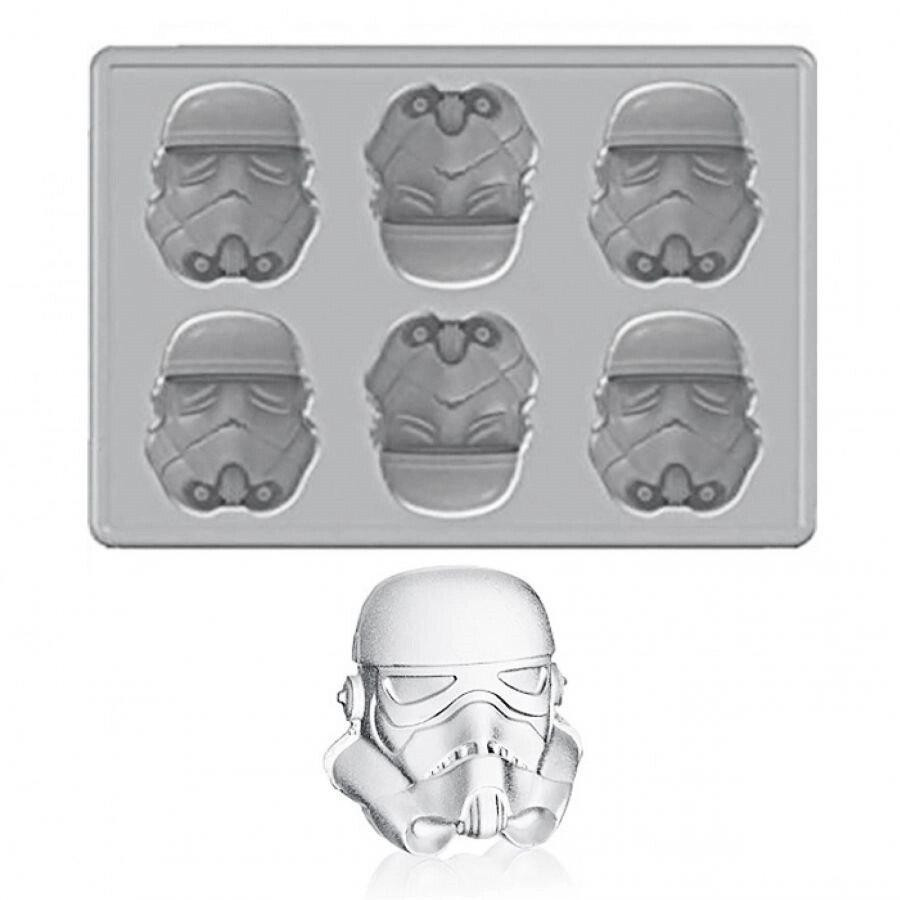 Силиконовая 3 форма для льда Шлем Штурмовик (код 00394) Київ - зображення 1