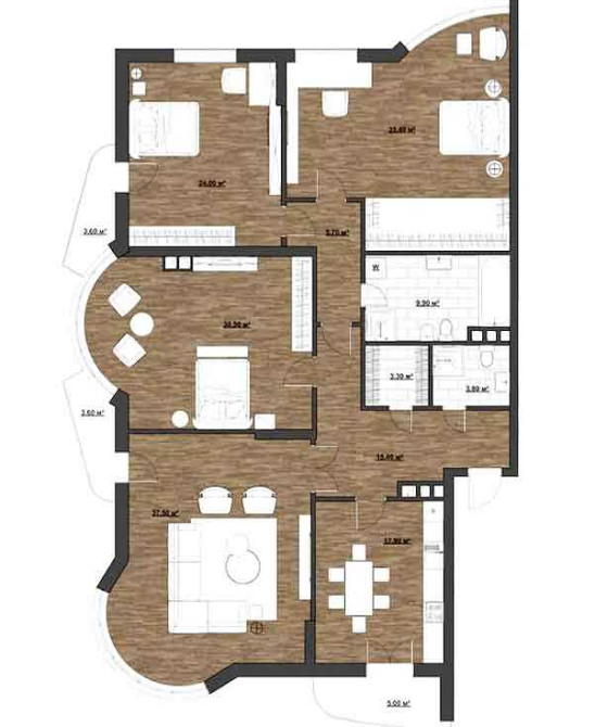 продажа 4-к квартира Киев, Шевченковский, 590000 $ Київ - зображення 7