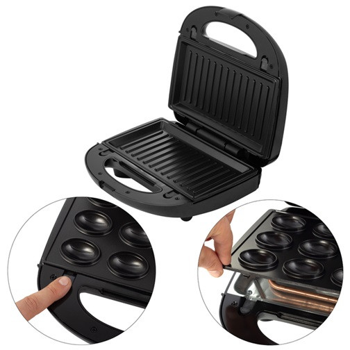 Мультипекарь Kamille KM-6723 800 Вт черный Киев - изображение 7