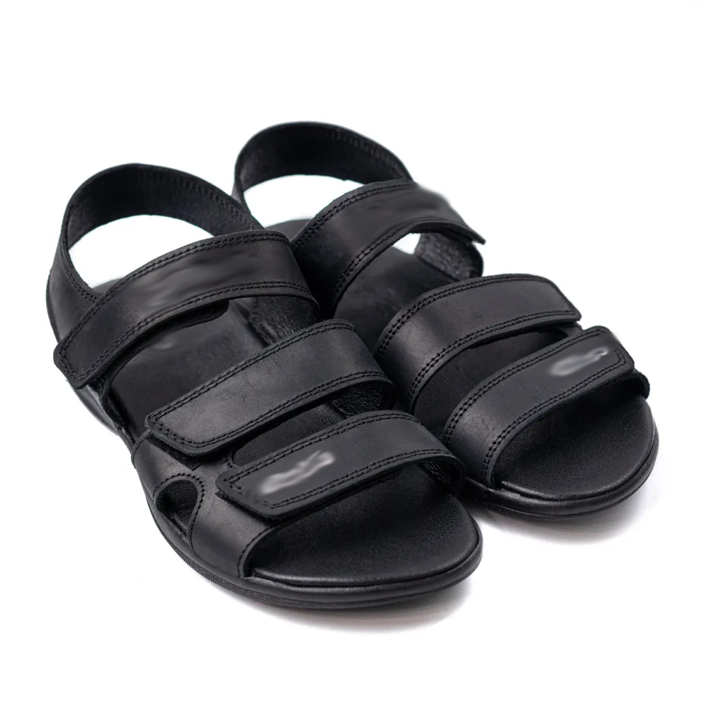 Мужские кожаные сандалии E-series Black Киев - изображение 3