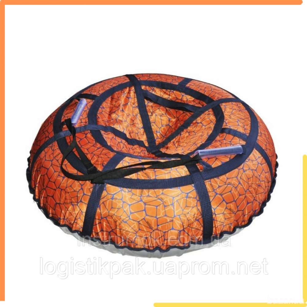 Тюбинг 100 см "Маррон" (Оксфорд, ПВХ) санки ватрушка Харьков - изображение 1