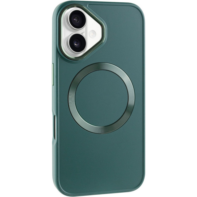 TPU чехол Bonbon Metal Style with MagSafe для Apple iPhone 16 (6.1") Херсон - зображення 6