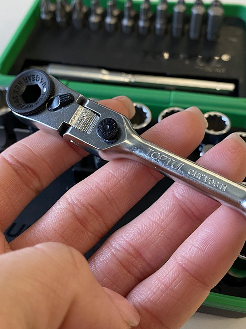 Набор бит и головок с трещоткой TOPTUL 1/4" 41ед. (12-гр.) GADW4502 Харьков - изображение 5