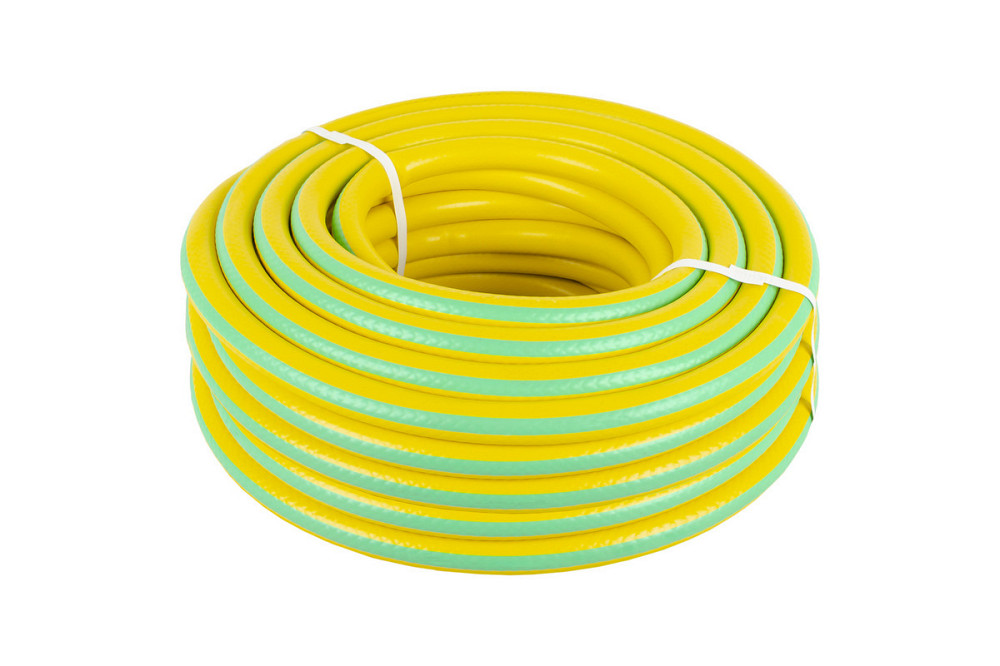 Шланг садовый для полива MASTERTOOL "FLOWER" ¾" 25 м желтый 92-1042 Харків - зображення 1