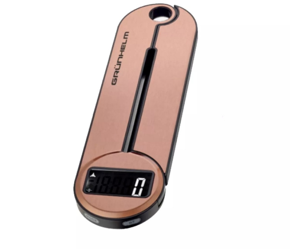 Весы кухонные Grunhelm KES-055FG 5 кг коричневые Киев - изображение 1