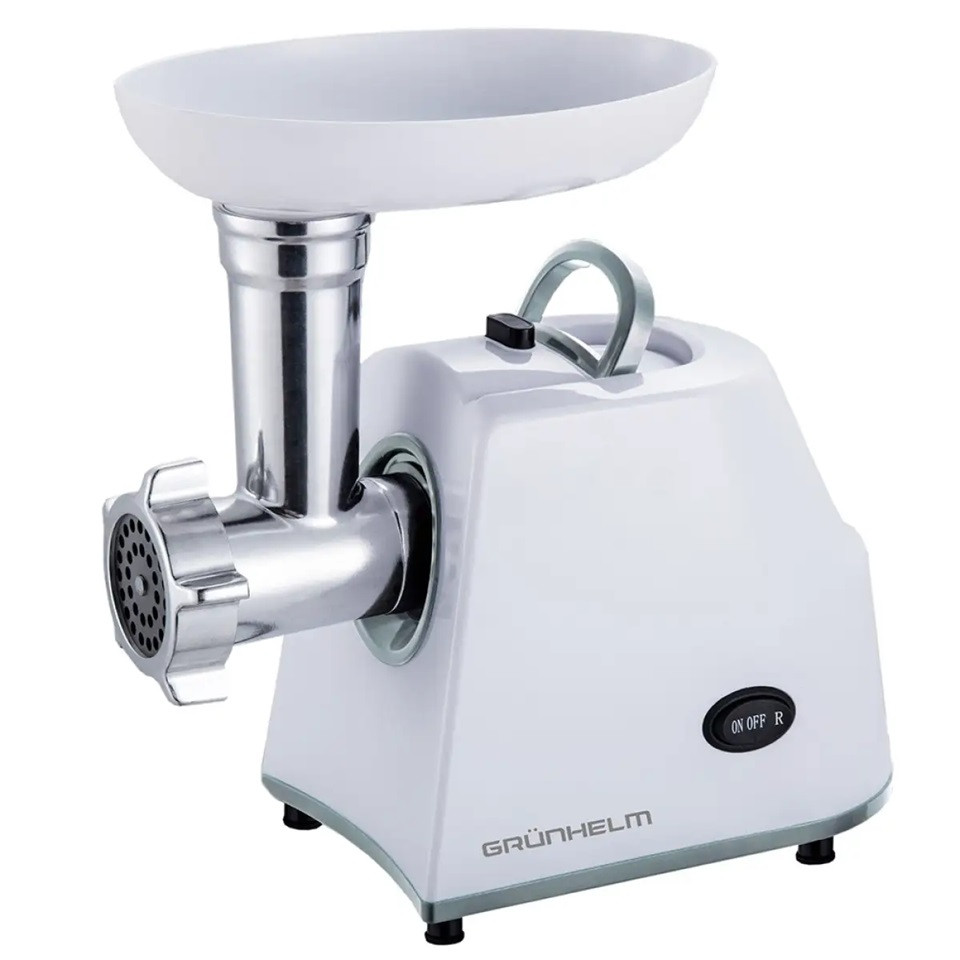Мясорубка электрическая Grunhelm AMG145W 1400 Вт белая Київ - зображення 1