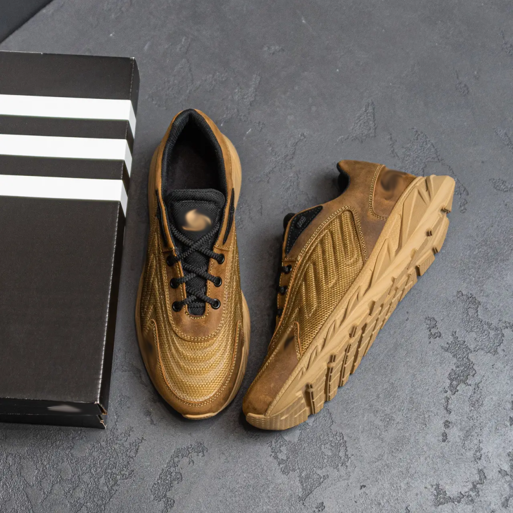 Мужские летние кроссовки сетка Ozelia Olive Київ - зображення 10