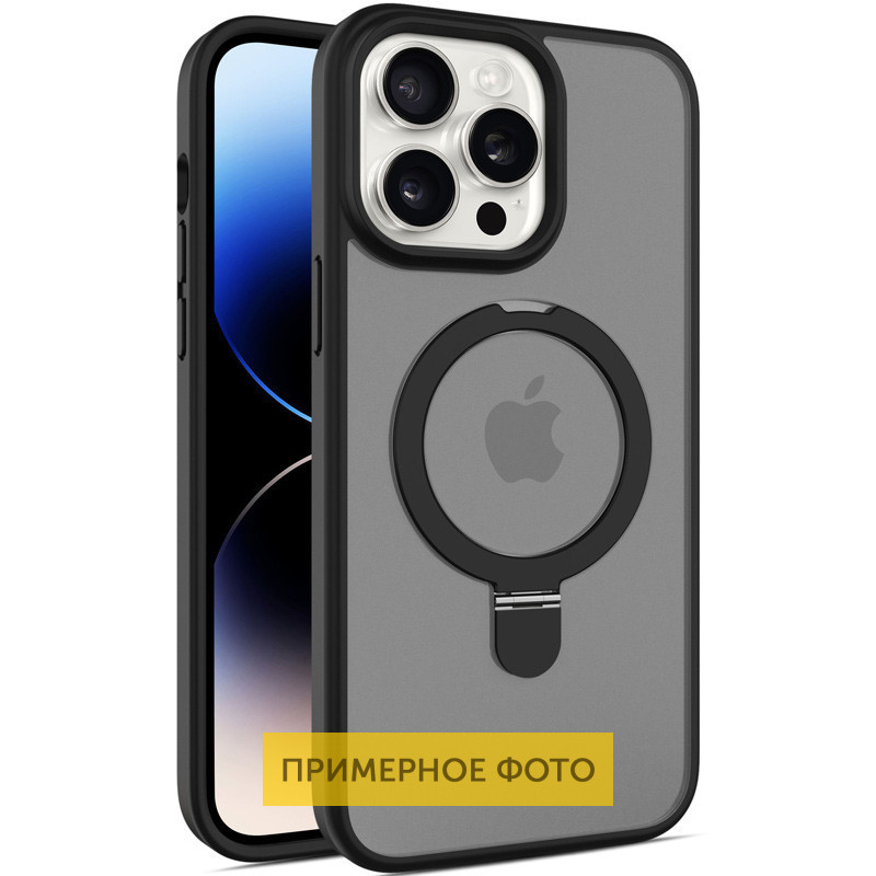 TPU+PC чехол Metal Buttons with MagSafe Colorful HQ Ring для Apple iPhone 16 Pro (6.3") Херсон - зображення 1