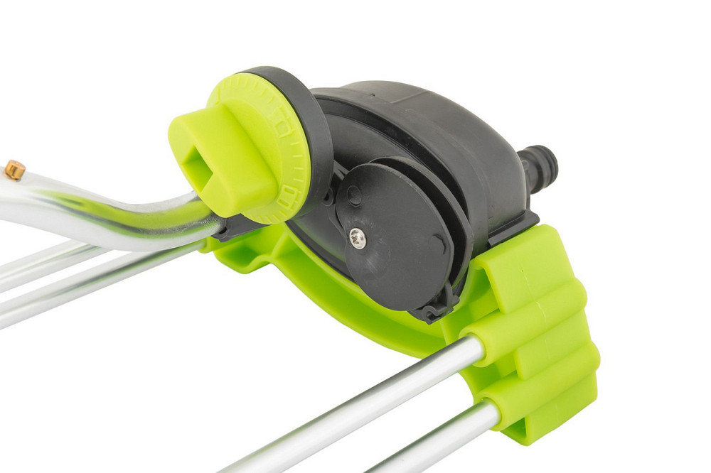 Ороситель осцилляционный MASTERTOOL ½" 16 латунных форсунок 4 режима 270 м² 92-9337 Харків - зображення 3