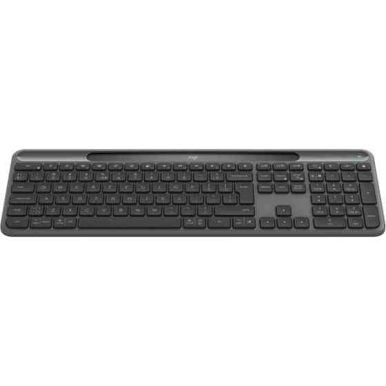 Клавиатура компьютерная безпроводная Logitech Slim Solar+ for Business Wireless/Bluetooth Graphite L Киев