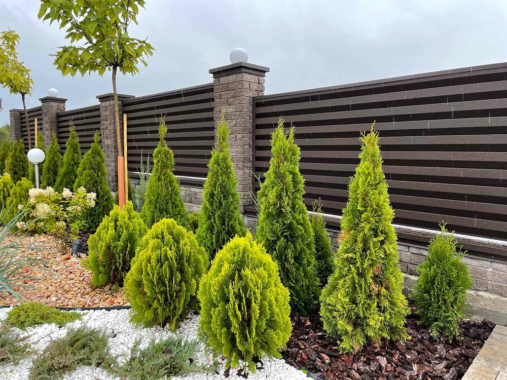 Стильний металевий паркан - огорожа Жалюзі від виробника Херсон - изображение 1