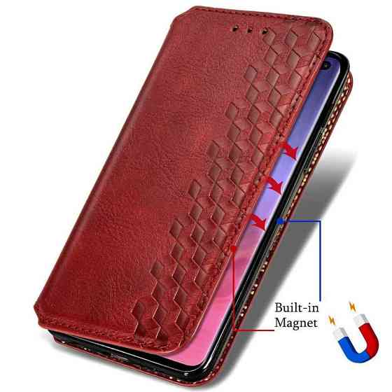 Кожаный чехол-книжка GETMAN Cubic (PU) для Xiaomi Redmi Note 9s / Note 9 Pro / Note 9 Pro Max Херсон