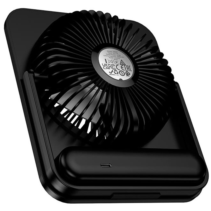 Портативный вентилятор Hoco HX607 handheld folding fan 2000 mAh Херсон - изображение 3