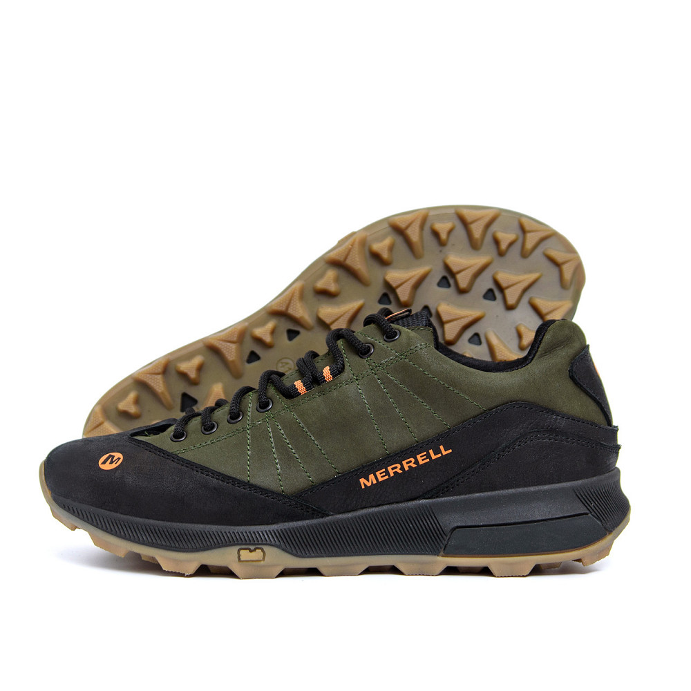 Мужские кожаные кроссовки MERRELL Green Киев - изображение 11