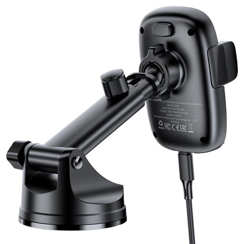 Автодержатель с БЗУ Acefast D49 Wireless Charging 15W Херсон - зображення 3